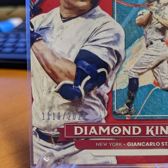 2022 Donruss - Giancarlo Stanton - Diamond Kings - Red /2022 - Picture 2 of 2